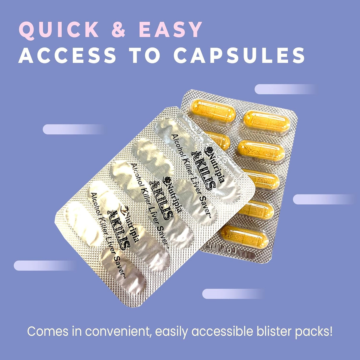 Akilis Alcohol Killer Liver Saver Antioxidant - 100 Vegi Capsules