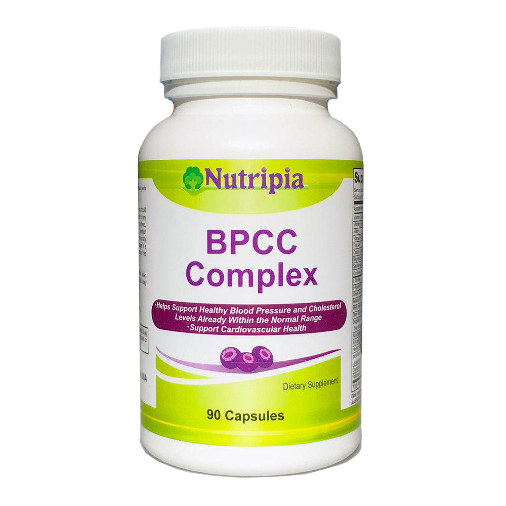 BPCC Complex - Support for Blood Pressure, Cholesterol - 90 Capsules