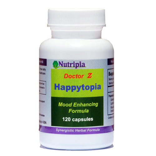 Doctor Z Happytopia - Mood Enhancement Formula - 120 Capsules