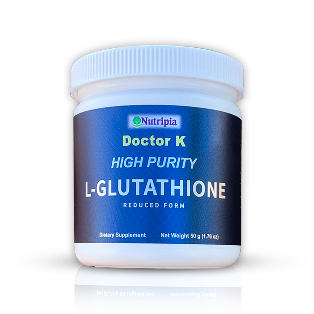 Dr. K High Purity L-Glutathione Powder - 50g, 98.8% Pure