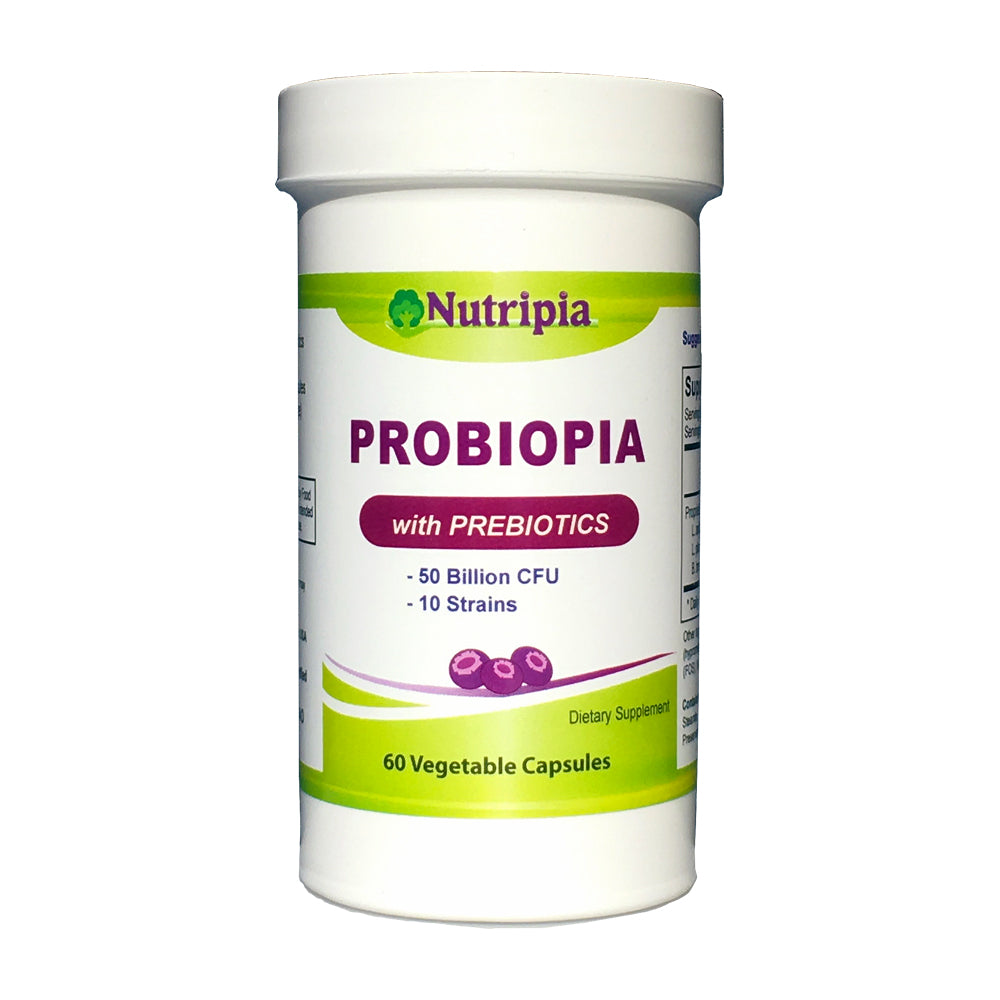 Probiopia - Probiotic Complex with Prebiotics - 60 Veggie Capsules