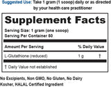 Dr. K High Purity L-Glutathione Powder - 50g, 98.8% Pure