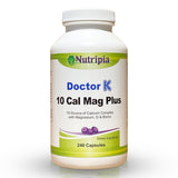 Dr. K 10 Cal Mag Plus - Advanced Calcium and Magnesium Complex - 240 Capsules